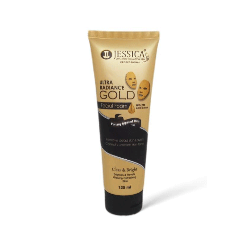 JESSICA FACIAL FOAM ULTRA RADIANCE GOLD 125GM
