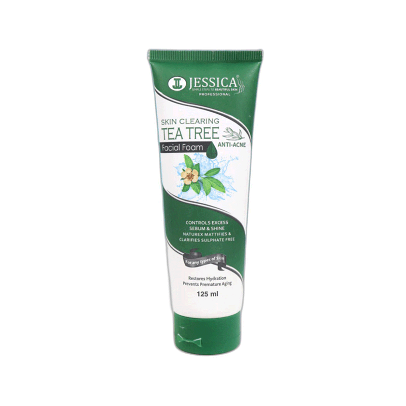 JESSICA FACIAL FOAM TEA TREE 125GM