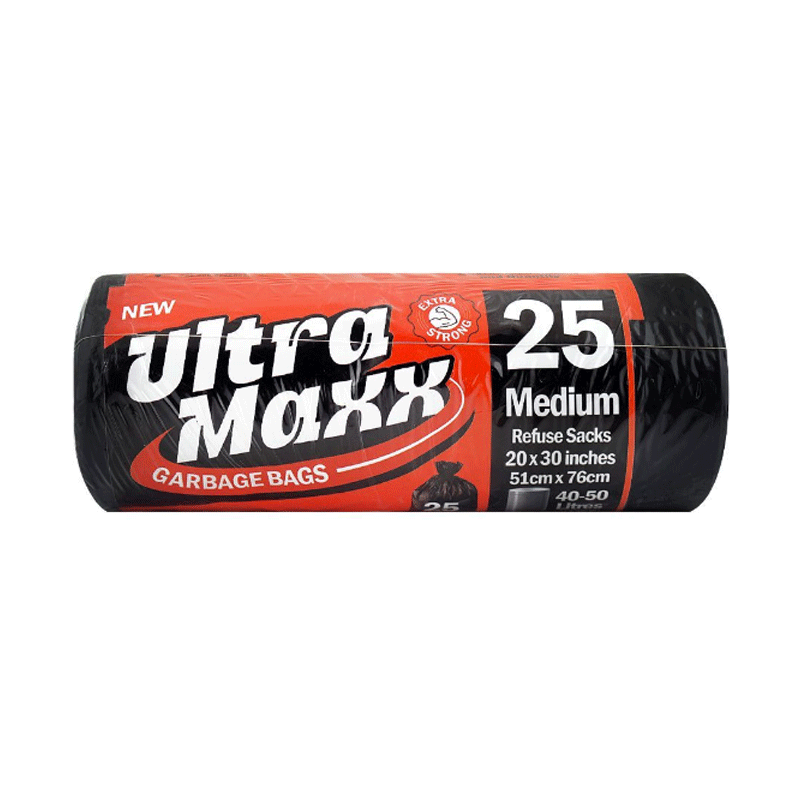 ULTRA MAXX GARBAGE BAG NO 25 MEDIUM 20X30