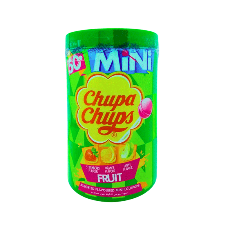CHUPA CHUP FRUIT MINI JAR 50'S 300GM