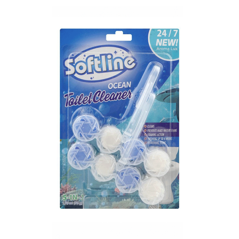 SOFTLINE TOILET CLEANER HANGER OCEAN 50GM