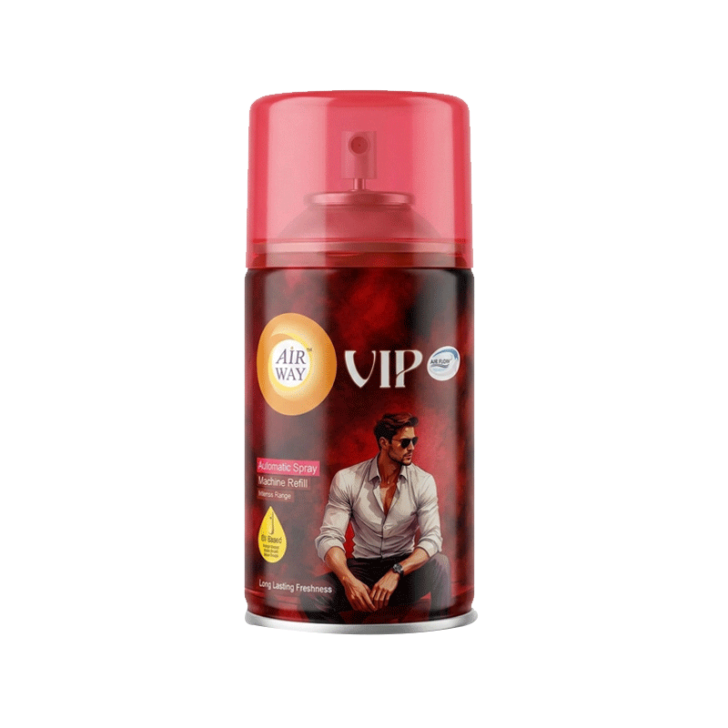 AIRWAY FRESHENER AUTOMATIC SPRAY MACHINE REFILL VIP 250ML