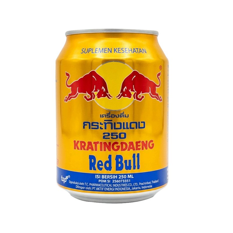 RED BULL KRATINGDAENG DRINK 250ML THAI