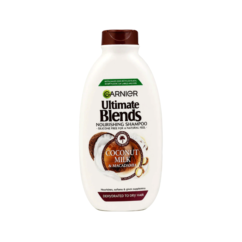 GARNIER SHAMPOO COCONUT MILK MACADAMIA 400ML