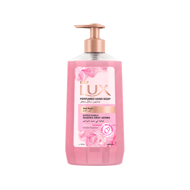 LUX HANDWASH SOFT ROSE 500ML