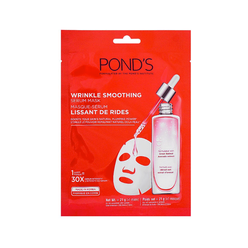 PONDS MASK SHEET WRINKLE SMOOTHING SERUM 21GM