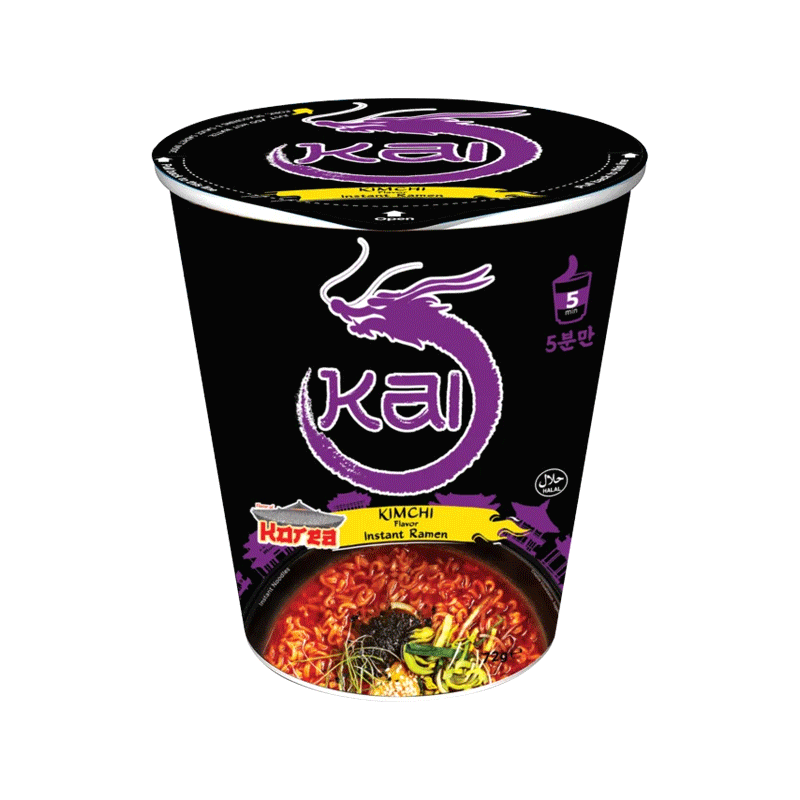 KAI CUP NOODLE KOREAN KIMCHI 72GM