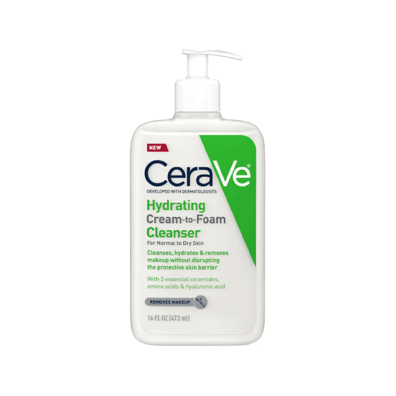 CERAVE HYDRATING CREAM TO FOAM CLEANSER 473ML