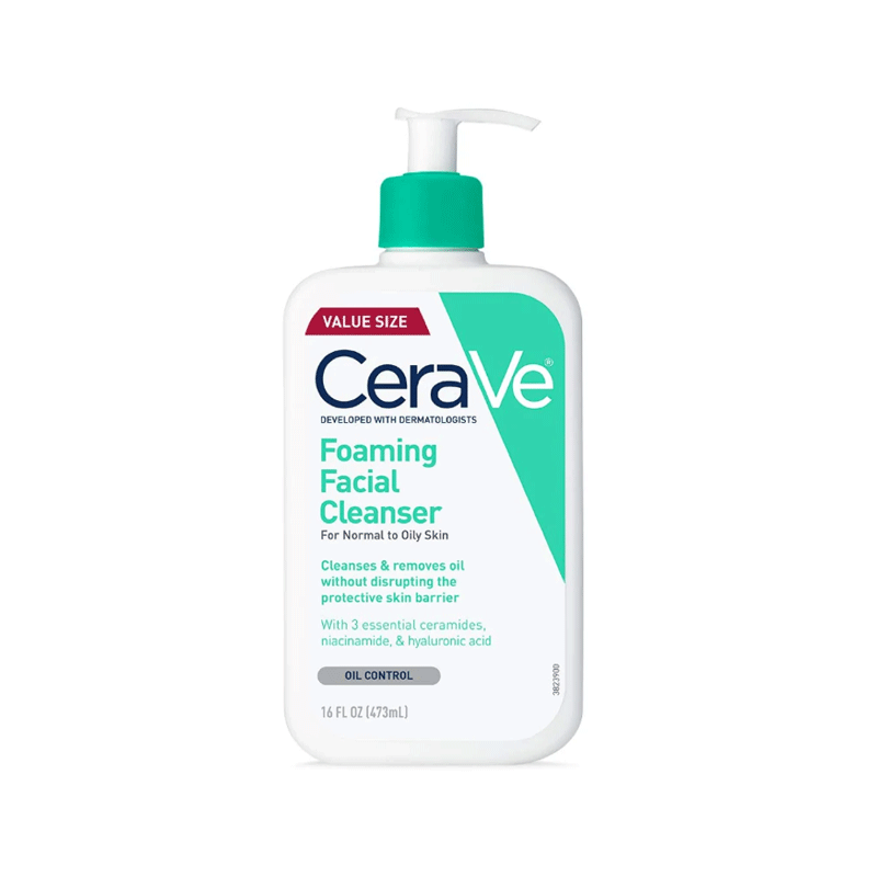 CERAVE FOAMING FACIAL CLEANSER OIL CONTROL 473ML
