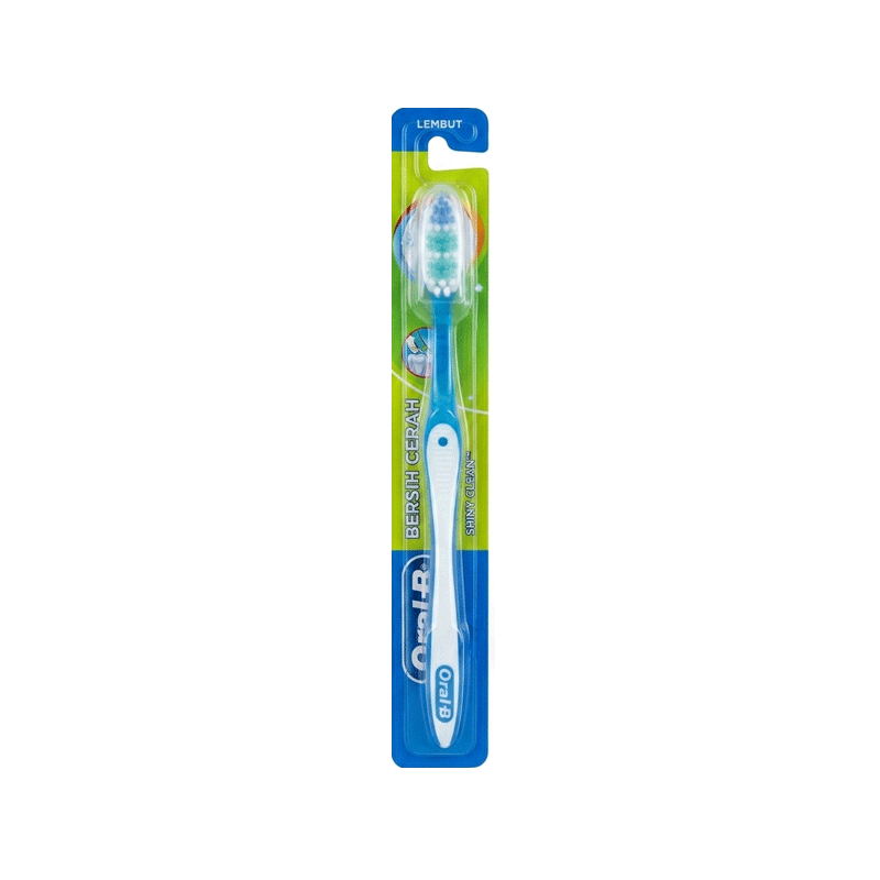 ORAL B BERSUH CERAH TOOTH BRUSH PRO