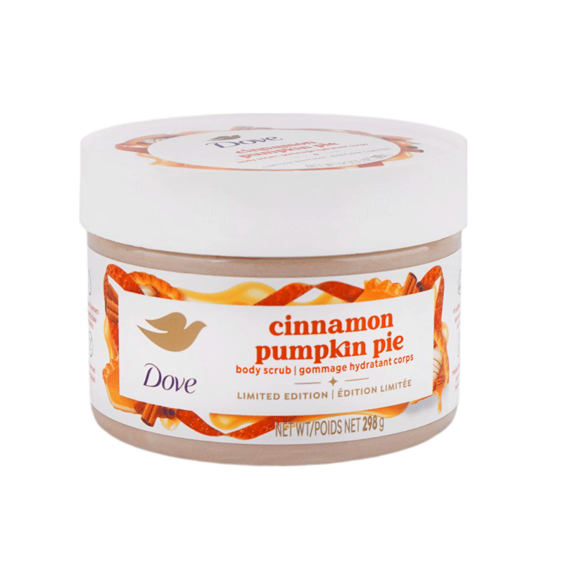 DOVE BODY SCRUB CINNAUMON PUMPKIN PIE 298GM