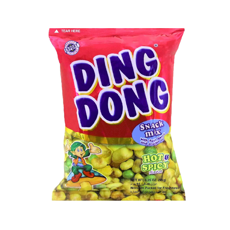 DING DONG HOT & SPICY MIXED NUTS 100GM