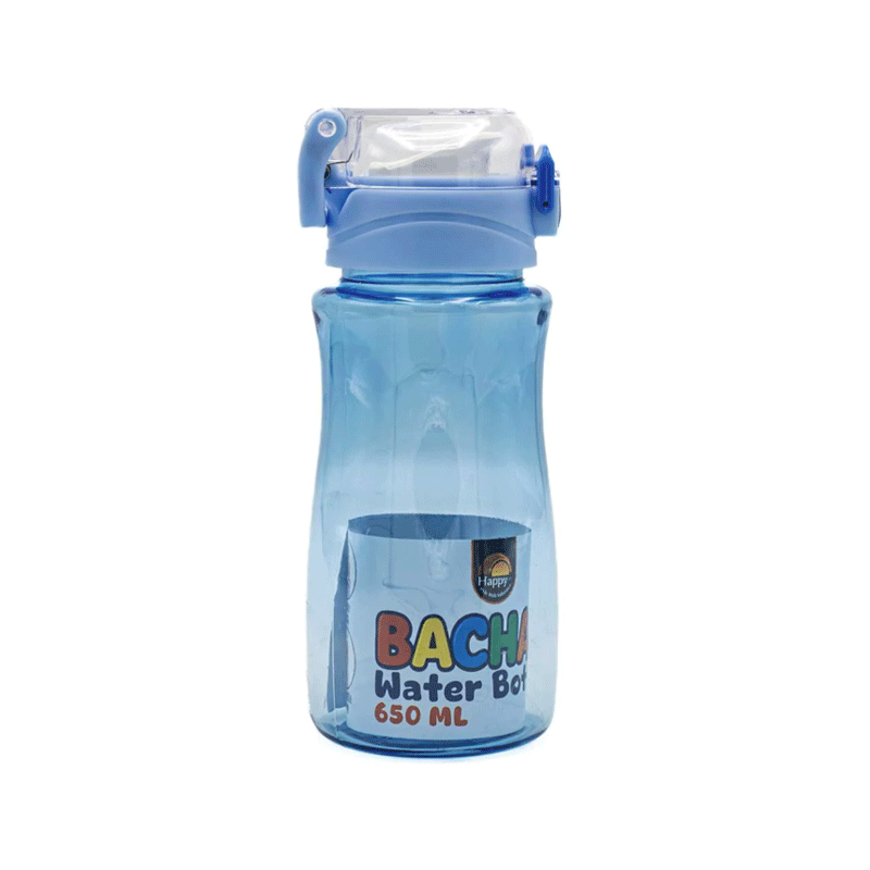 HAPPY HOUSE BACHAA WATER BOTTLE BLUE 650ML