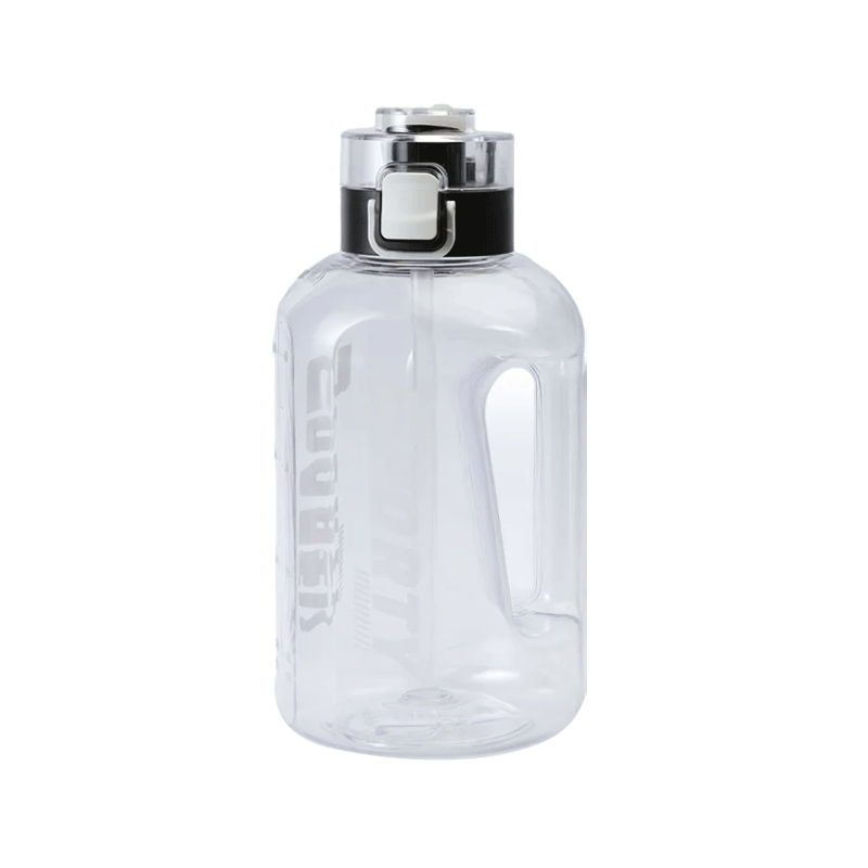 HAPPY HOUSE SPORTY WATER BOTTLE BLACK 1LTR