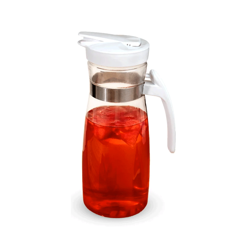HAPPY HOUSE PET N POUR PLASTIC WATER JUG WHITE 1.7LTR