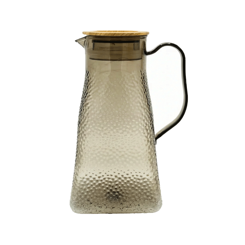 HAPPY HOUSE ZIBO PLASTIC WATER JUG BLACK 1.8LTR