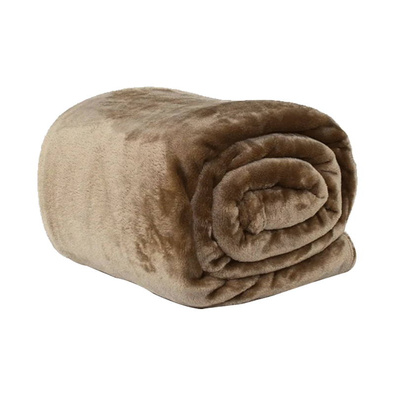 K-LINEN BLANKET PLUSH SINGLE GOLDEN