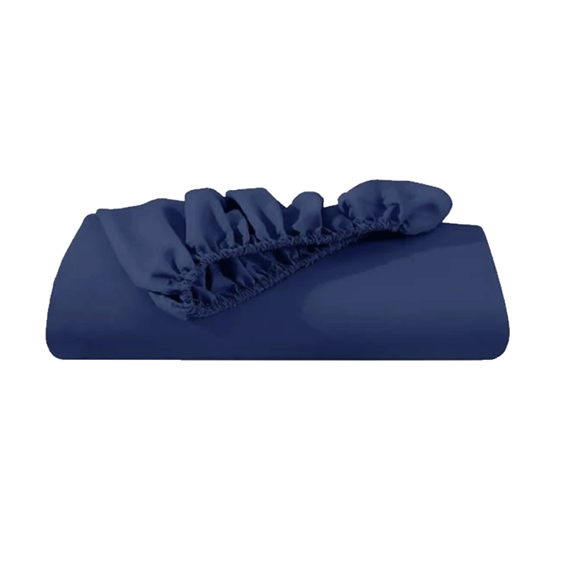 K-LINEN DOUBLE BED SHEET WITH PILLOW COVER BLUE