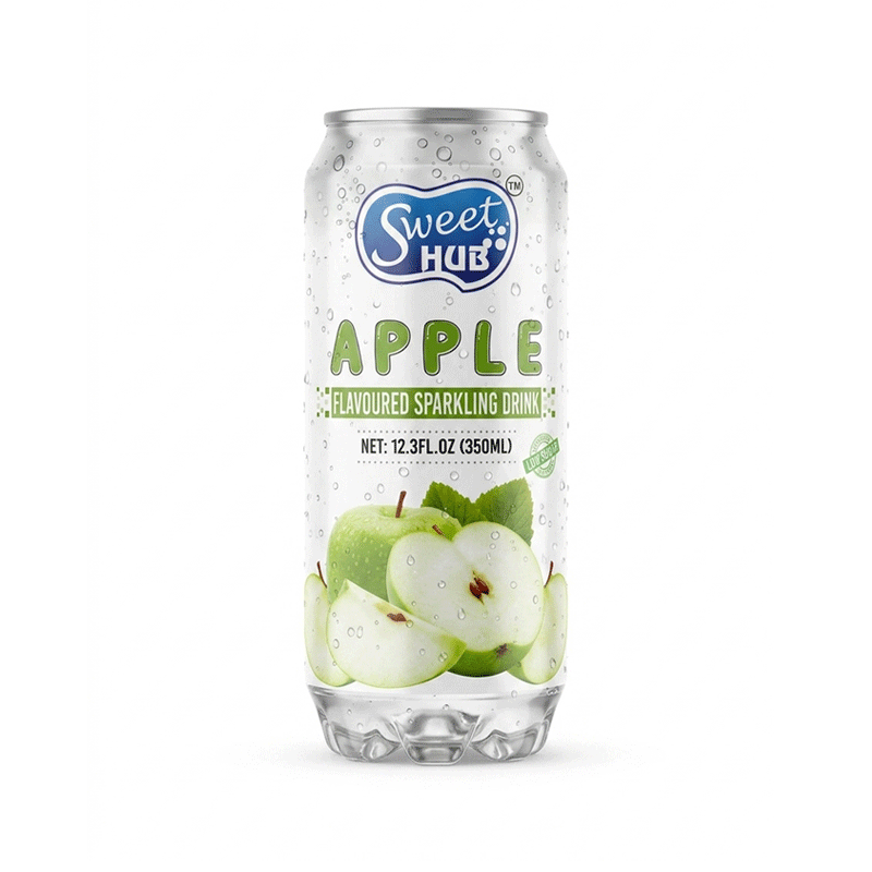 SWEET HUB SPARKLING DRINK APPLE 350ML