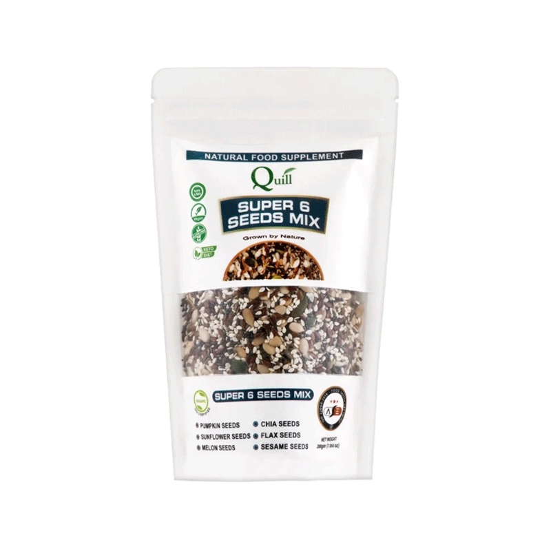 QUILL SUPER 6 SEED MIX 200GM