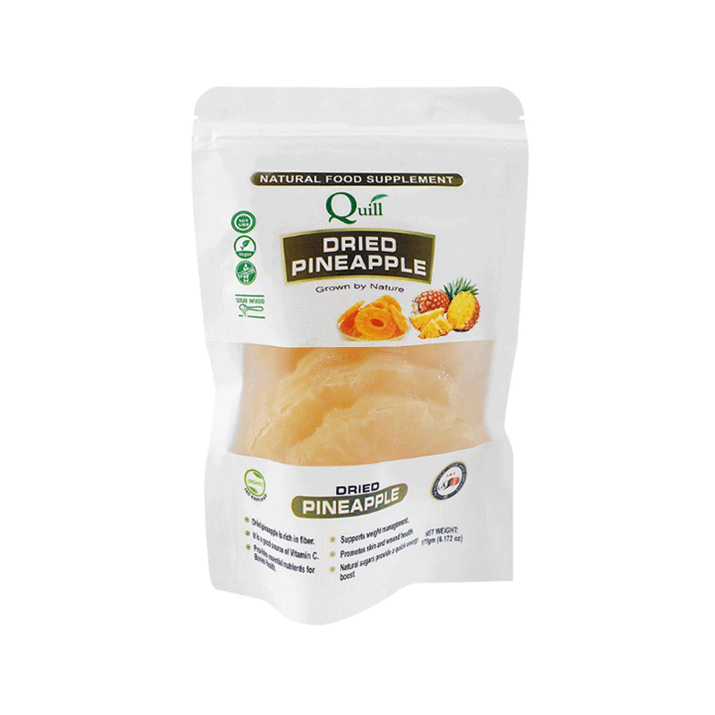 QUILL DRIED PINEAPPLE 175GM