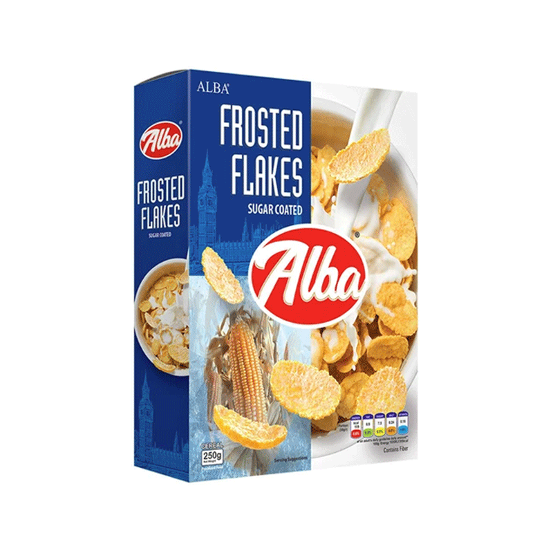 ALBA FROSTED FLAKES SUGAR COATED 250GM