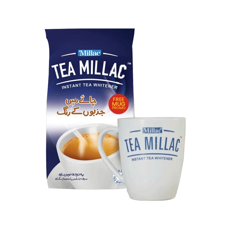 MILLAC INSTANT TEA WHITENER 850GM GET MUG FREE