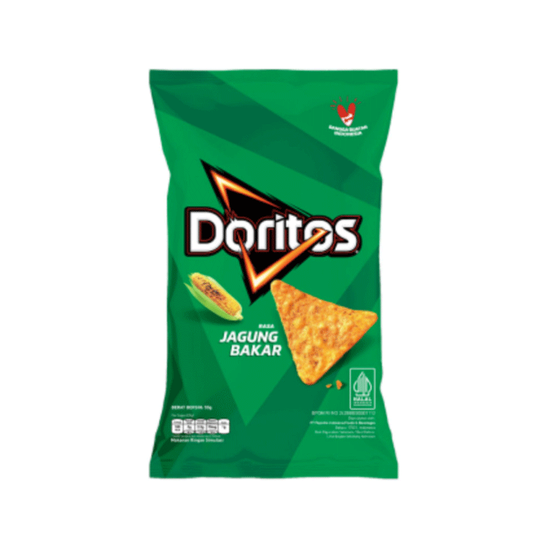 DORITOS RASA JAGUNG BAKAR CHIPS GREEN 48GM