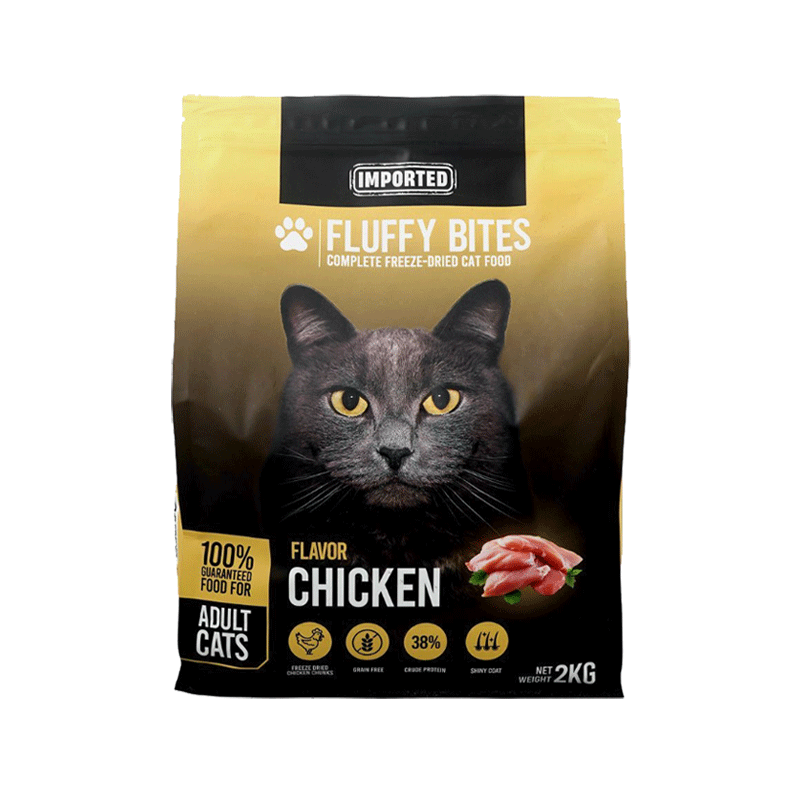 FLUFFY BITES CHICKEN CAT FOOD 3KG