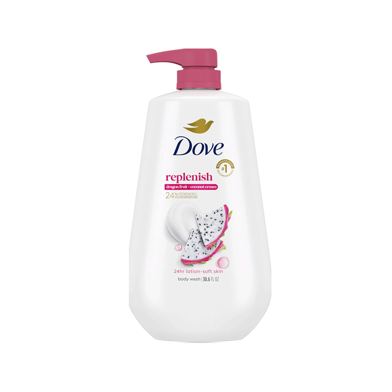 DOVE BABY BODY WASH DRAGON FRUIT COCONUT 904ML