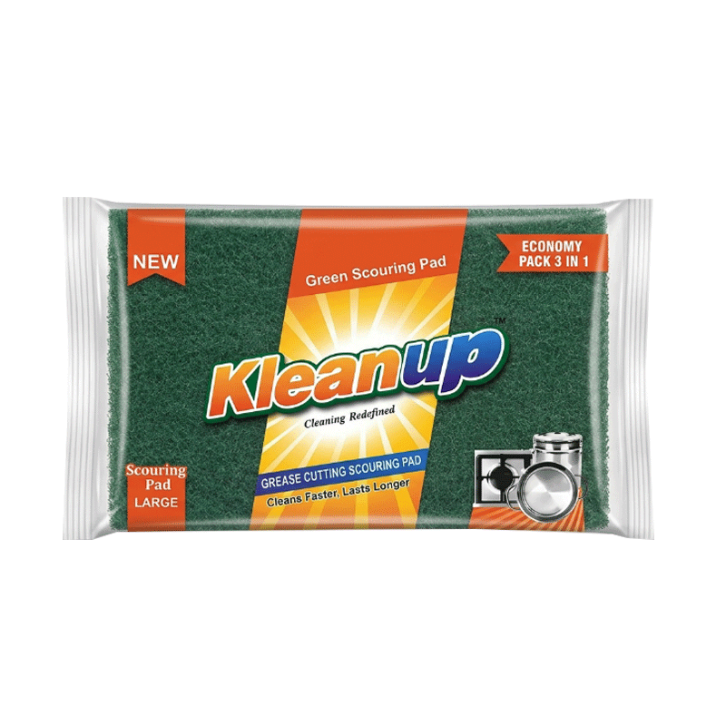 KLEANUP CCOURING PAD LARGE ECO PACK 3IN1