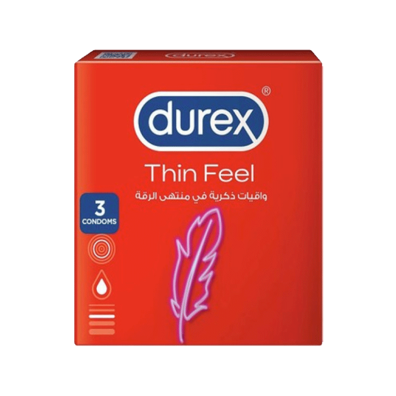 DUREX CONDOM THIN FEEL 3`S