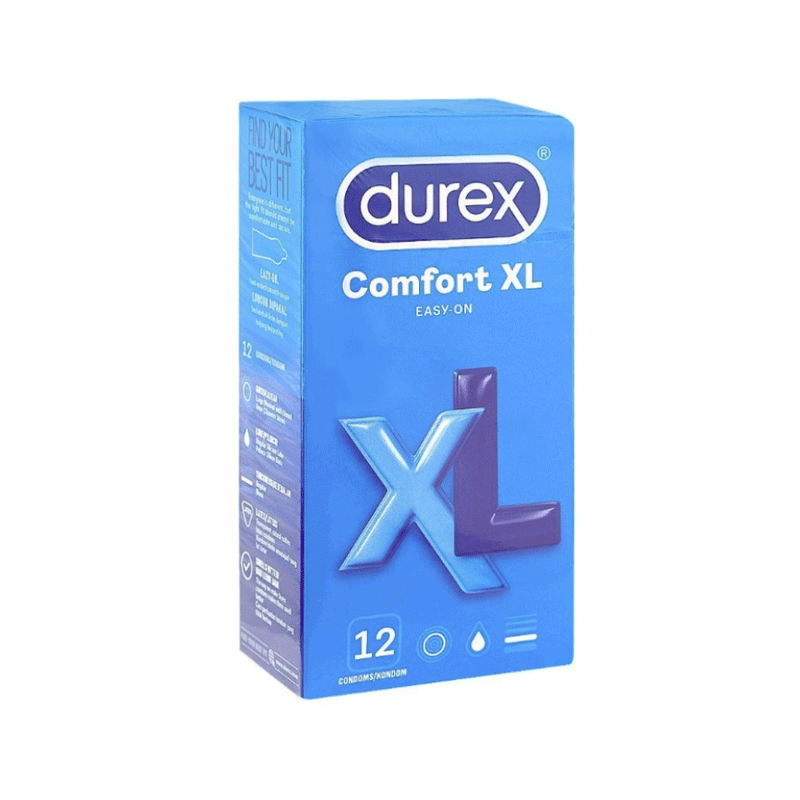 DUREX CONDOM COMFORT XL 12S