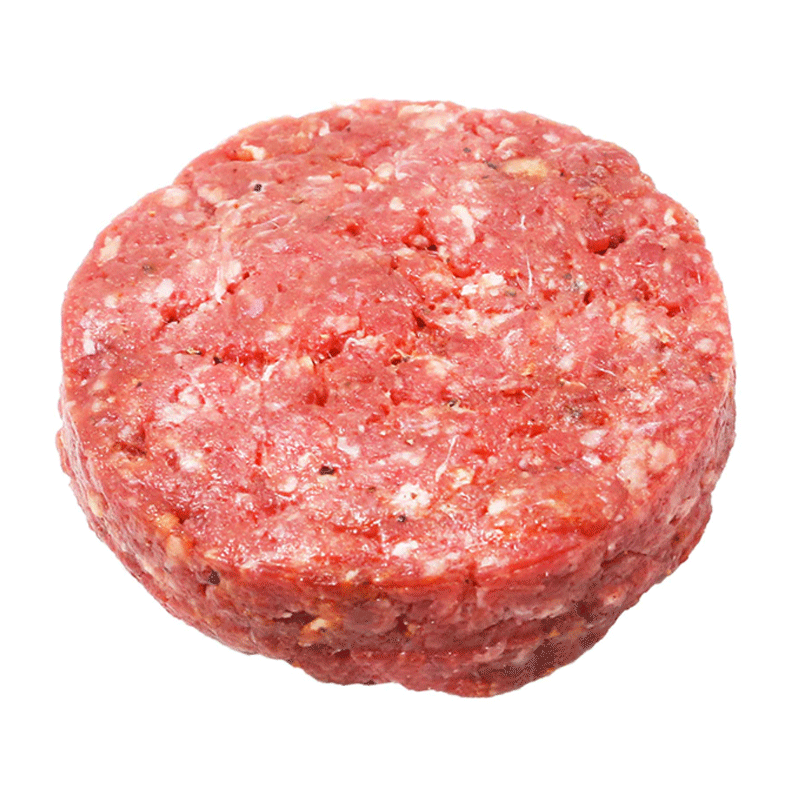 HSM BEEF BURGER PATTIES PER 4'S BOX