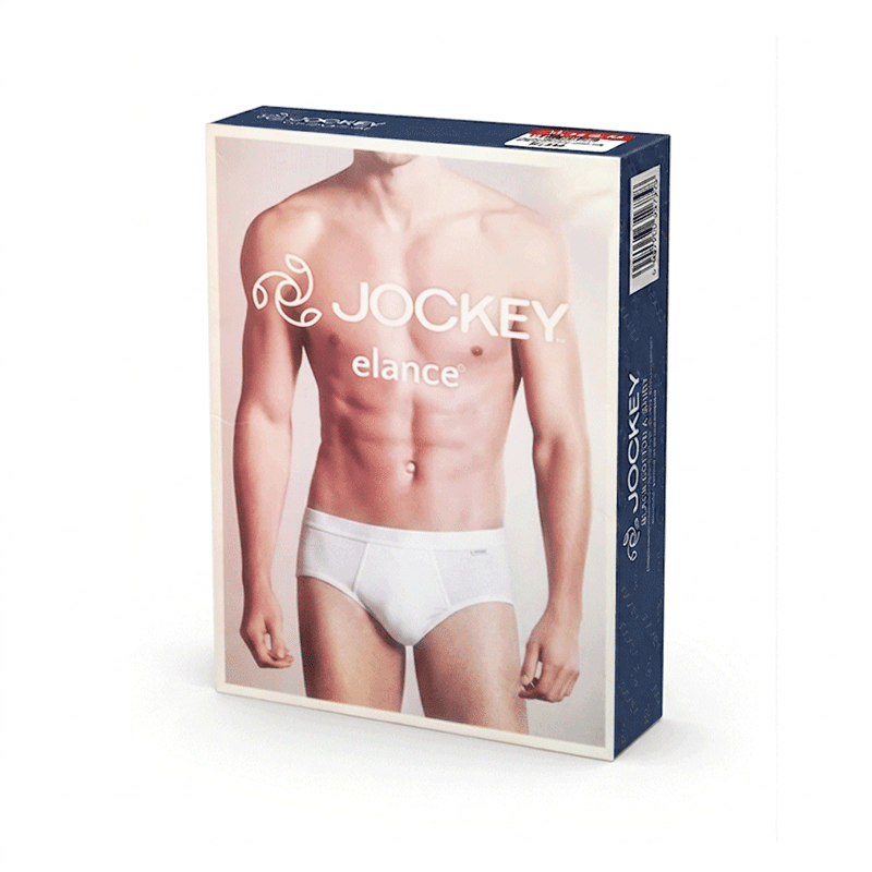 JOCKEY 1018 WHITE WEDGEFLY BRIEF LARGE
