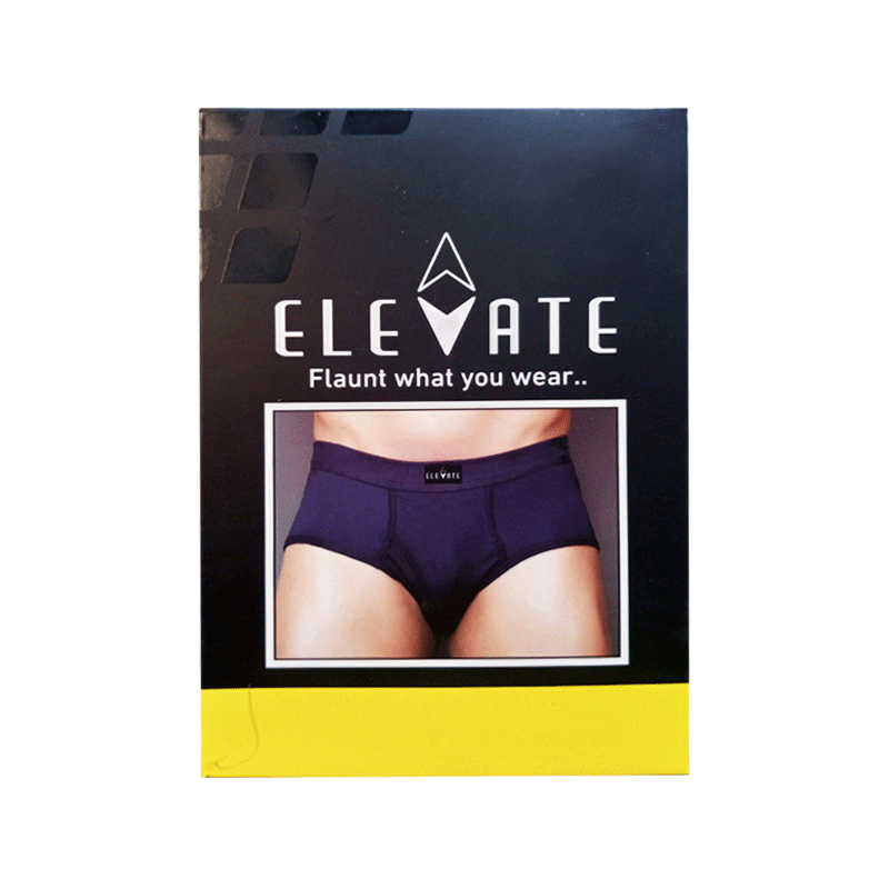 ELEVATE BRIEF UNDERWEAR NAVY BLUE SMALL