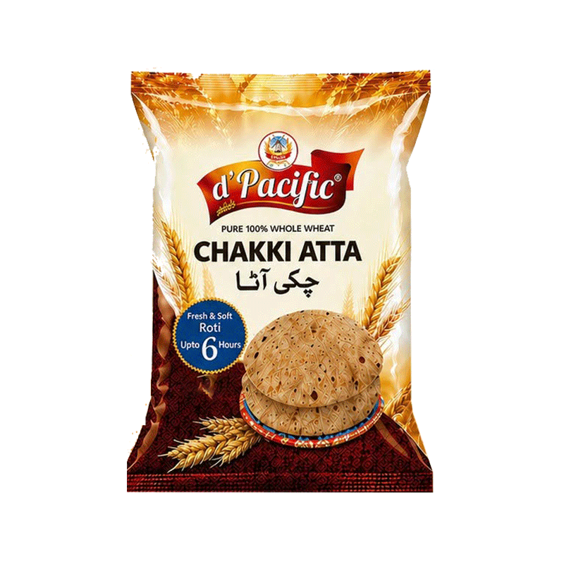 D'PACIFIC WHOLE WHEAT CHAKKI ATTA 5KG
