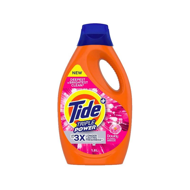 TIDE LIQUID 3X DOWNY FLORAL 1.8LTR