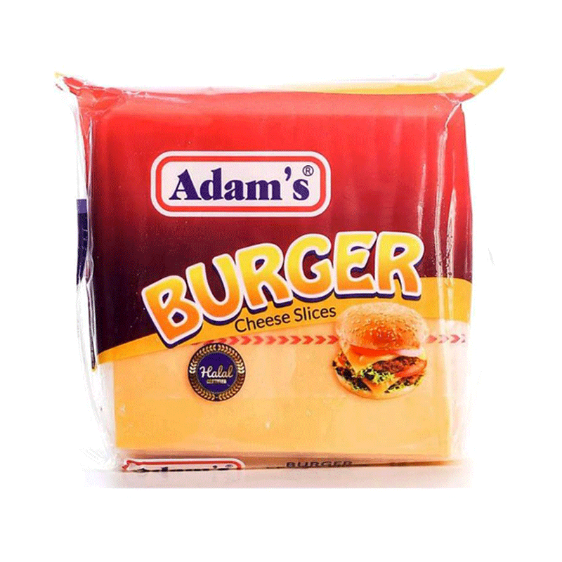 ADAMS BURGER CHEESE SLICE 200GM