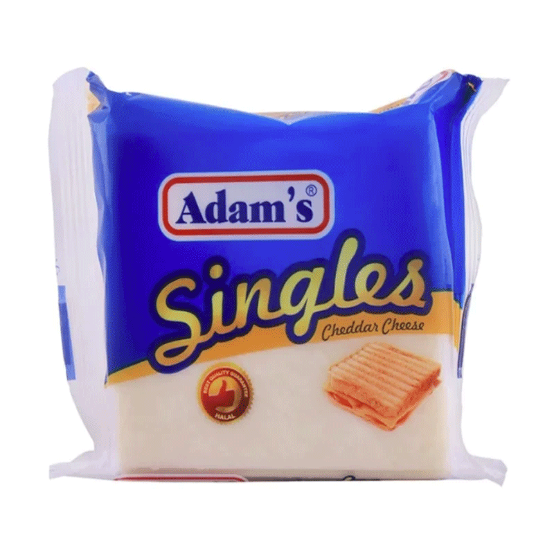 ADAMS SINGLES CHEDDAR CHEESE SLICE 200GM