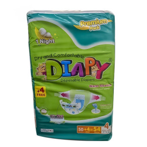 DIAPY DIAPER MAXI LARGE 54+4