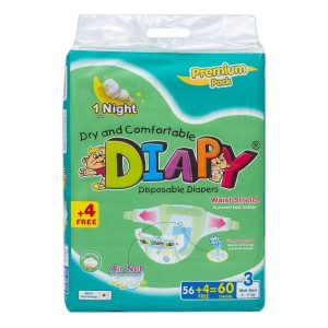 DIAPY DIAPER MIDI MED 56+4