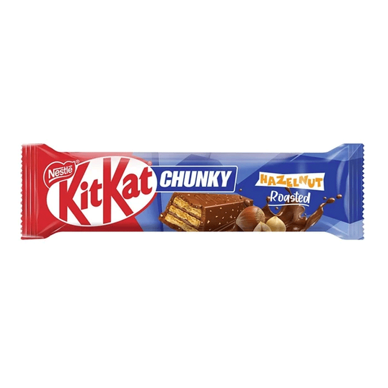 NESTLE KITKAT CHUNKY HAZELNUT ROASTED 38GM