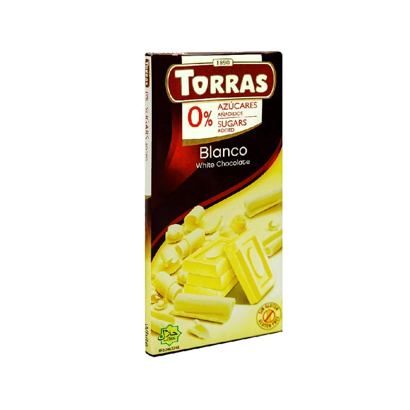 TORRAS BLANCO WHITE CHOCOLATE 75GM