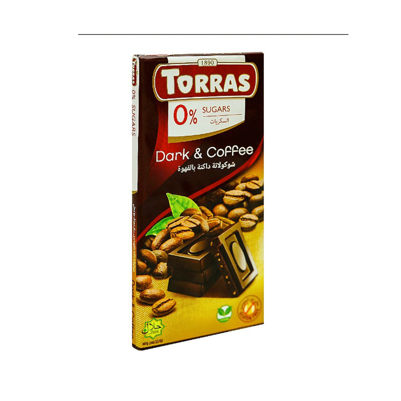 TORRAS DARK & COFFEE CHOCOLATE 75GM