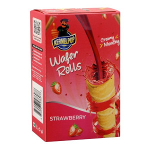 KERNEL POP WAFER ROLL STRAWBERRY BOX