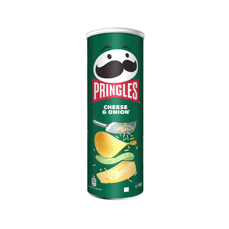 PRINGLES CHIPS CHEESE & ONION 165GM