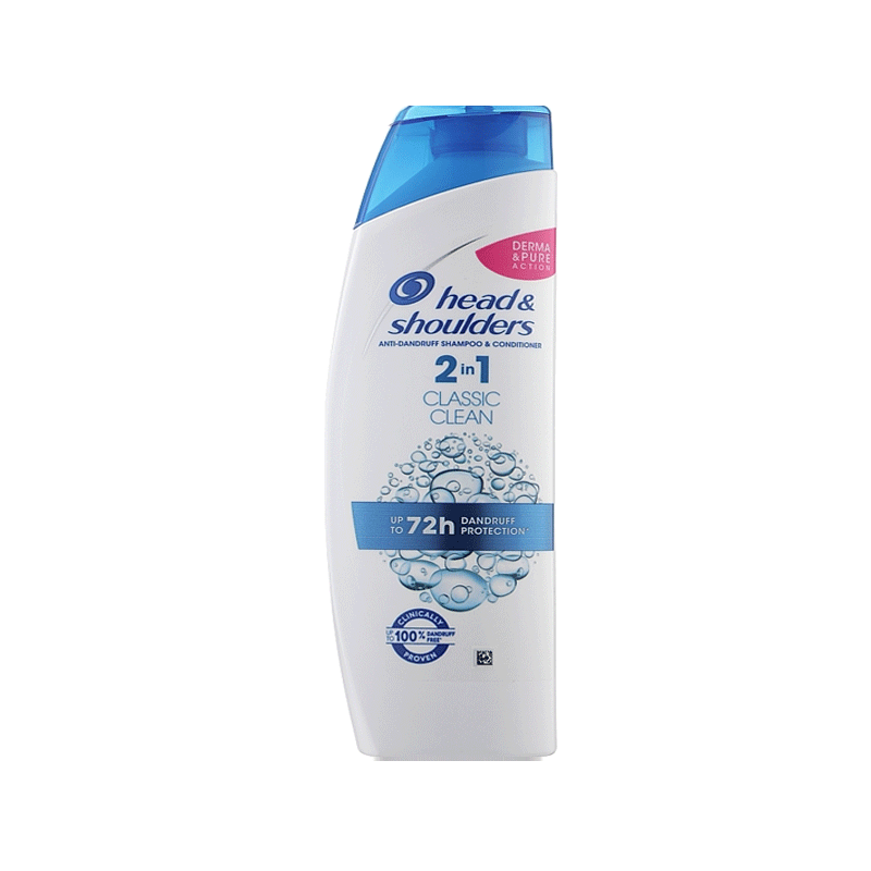 HEAD & SHOULDERS CLASSIC CLEAN 2IN1 SHAMPOO 400ML GERMANY