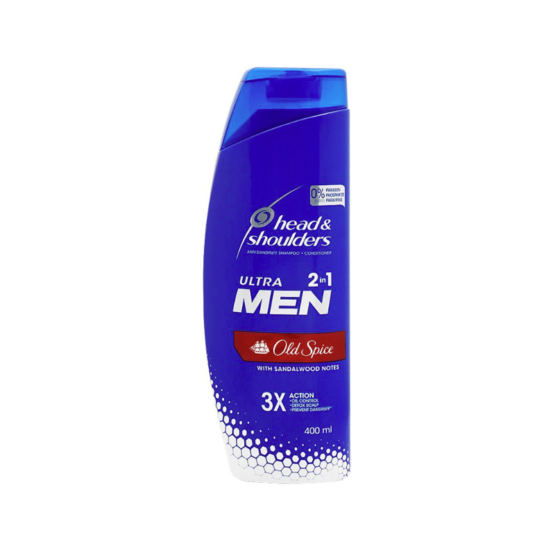HEAD & SHOULDERS ULTRA MEN OLD SPICE 2IN1 SHAMPOO 400ML THAILAND