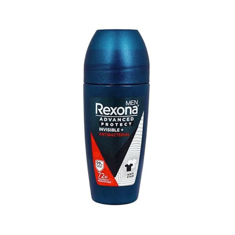 REXONA MEN ROLL ON INVISIBLE ANTIBACTERIAL 45ML